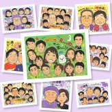 似顔絵 退職 プレゼント 手描き 名入れ ギフト 贈り物 退職 お祝い 記念 送別会 定年 定年退職 大人数 上司 先輩 お父さん お母さん 修正無料 名入れ 下書き確認 似てる 実績多数 喜ばれる そっくり 定年退職 送別会 思い出 退職ギフト メモリアル 色紙 感激 応援 カラフル メモリアルギフト サプライズ 傘寿祝い 闘病中の方への励まし 長寿祝い 結婚祝い