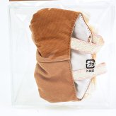 はむにぎり 着せ替えセット シャツ付きサロペットセット ブラウン りぶはあと