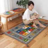 ラグ カーペット ギャッベ インド製 リビングサイズ 手織り 天然 ウール100% 長方形 草木染 おしゃれ かわいい モダン ナチュラル 北欧 絨毯 マット ギャベ 床暖房対応 ホット 対応