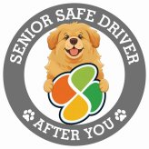 カーサイン 高齢者マーク SENIOR SAFE DRIVER チベタンマスティフ ステッカー シール 直径13cm 肉球 日本製 車