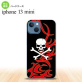 iPhone13mini iPhone13 mini ケース ハードケース ドクロ 白 赤 黄  nk-i13m-873
