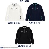Reebok リーボック フリース プルオーバー メンズ レディース トレーナー 長袖  裏起毛 ハーフジップ 軽量 ワンポイントロゴ 刺繍   ブランド ゆったり ユニセックス 春 秋 冬 M L LL 黒 白 紺 2026fw karlas