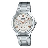 箱なし カシオ 腕時計 レディース CASIO シルバー ピンクゴールド メタル ステンレス 海外モデル 逆輸入 カレンダー 曜日 日付 24時間表示 シンプル 仕事 通勤 就職祝い 誕生日 母の日 プレゼント ギフト 成人 卒業 入学