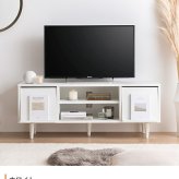 テレビ台 テレビボード TV台 ローボード フラップ扉 収納 コンパクト 大人かわいい 省スペース コード穴 可動棚 ディスプレイ リビング ホテルライク 幅110 一人暮らし ワンルーム 脚付き AV機器