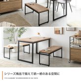 ダイニングベンチ チェア イス 長椅子 木目 コンパクト ロの字型 食卓 リビング ダイニング カフェ コの字 スクエア脚 腰掛け 玄関 2人掛け お手入れ簡単 組み立て簡単 一人暮らし 2人暮らし 幅100 背なし 新生活