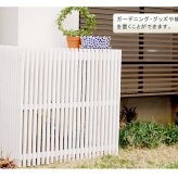 モダンエアコン室外機カバー 縦ストライプ 送料無料 室外機 簡単組立 省エネ 節約 ボックス 柵 枠 屋外 ガーデニング 目隠し 境目 木製 天然木 園芸 ダークブラウンホワイト