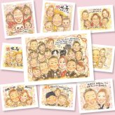 結婚のギフトに、写真から仕上げる手描き似顔絵です。修正無料・下書き確認付き。安心してご注文いただけます。 贈り物 似顔絵 結婚祝い ギフト プレゼント 手描き 名入れ 結婚 結婚式 感謝 婚礼 挙式 大人数 新婦 新郎 名入れ 下書き確認 修正無料 かわいい 似てる サプライズ 一生もの 入籍 一生もの 結婚式 披露宴 色紙 喜ばれる 闘病中の方への励まし ハロウィン ホワイトデー 感謝の品