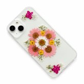 【ほぼ全機種対応スマホケース❁】押し花スマホケース NO.517（ピンク）（着日指定不可） 押し花＆レジン iPhone/Xperia/AQUOS/Galaxy他