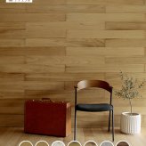 SOLIDECO 壁に貼れる天然木パネル 10枚組 約1.5m2 壁パネル ウォールパネル ウッドパネル DIY 壁紙