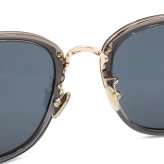トムフォード TOM FORD サングラス UVカット FT0968-K/S 20A 56 メアジアンフィット アイウェア ウェリントン メンズ レディース グレー(クリア)