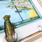 送料無料 ユーパワー アートフレーム ジョーラム ハーバー ハリー JR-10009 絵 絵画 雲 空 犬 イヌ 空