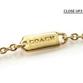 コーチ ネックレス レディース ブランド COACH シグネチャー C テクスチャード コイン 581274GLD710 ゴールド アクセサリー