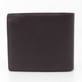 モンテスピガ　monte SPIGA　二つ折り財布　MOSMSP104DBR　ダークブラウン　濃茶　シュリンクレザー　牛革　ウォレット