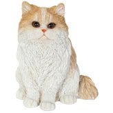 猫 置物 リアルでかわいい おしゃれ 大きい ペルシャ猫クリーム 大 ネコ 高さ31cm woobia ウービア ガーデン インテリア オブジェ 可愛い プレゼント 北欧 玄関 雑貨 動物 モダン 面白い 庭 ギフト 屋外 家 玄関先 ガーデンオーナメント