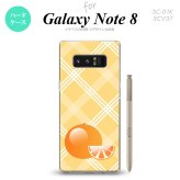 【SC01K】【スマホケース/スマホカバー】【ギャラクシー ノート8】SC01K スマホケース Galaxy Note8 SC-01K カバー ギャラクシー ノート8 オレンジ  nk-sc01k-652【メール便送料無料】