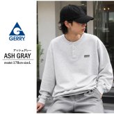 【予約】GERRY ジェリー スウェット ヘンリーネック メンズ レディース gea-m0033 裏起毛 トレーナー 長袖 織りネーム 刺繍 防寒 ビッグシルエット オーバーサイズ アメカジ アウトドア ストリート カジュアル M L XL 2026FW Karlas 別注