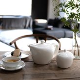 ポット 〈1890Y-6012〉 柳宗理 ボーンチャイナシリーズ NIKKO 洋食器 ティーポット r8d 電子レンジ対応 食洗機対応