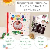 はらぺこあおむし アルバムしかけ絵本 「たんじょうものがたり」 | エコー写真 保存 エコーアルバム おたんじょうきろく 写真 赤ちゃん ベビー