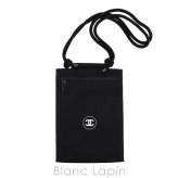 【ノベルティ】 シャネル CHANEL パスポートホルダー #ブラック