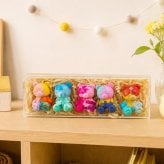 カラフルくまちゃんクレヨン 5個セット 飾ってかわいい お絵描きクレヨン クレヨン クマ プチギフトキッズ ギフト