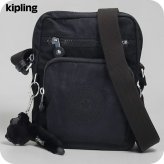 キプリング ショルダーバッグ レディース ブランド Kipling ガンネ ロゴ ワンポイント 無地 KI3244-P39 Black Noir 黒