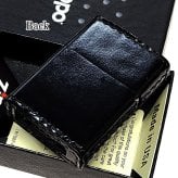 ZIPPO ライター オロビアンコ 限定30個生産 30周年記念 ジッポ 本革巻き ブラック ブランド 牛革 Orobinco レザー 皮 ロゴ かっこいい イタリア 黒 ミラノ プレゼント ギフト