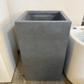 植木鉢 おしゃれ 大型 XL L M サイズ 鉢カバー KONTON コントン シグマ 角柱プランター 四角 スクエア 縦長 ファイバーセメント セメント 屋外 室内 高級 北欧 モダン ナチュラル 観葉植物用 シンボルツリー サボテン 多肉植物 特大 玄関 プランター 白 黒