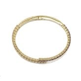 スワロフスキー swarovski ブレスレット バングル Matrix 5731050 S マトリックス アクセサリー レディース ゴールド+パープル 海外正規品