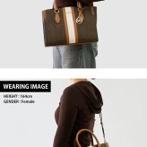 マイケルコース トートバッグ レディース ブランド MICHAEL KORS ベッカ 2WAY 30R6GQ6S2B-252 BRN ACORN