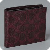 メンズ ギフトセット コーチ 二つ折り財布 コンパクト メンズ ブランド COACH CY406 YED ボルドー 選べるモデル ウォレット 高級 おしゃれ プレゼント 実用的