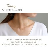 ハワイアンジュエリー ネックレス チェーンのみ ホワイト ゴールド チェーン K14ゴールド 4面カットあずきチェーン 小豆チェーン 太さ1.4mm 長さ選べる メンズ レディース 誕生日 プレゼント ハロウィン 【品番：CH1020-W】