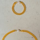 ステーションワン パール ブレスレット 喜平 キヘイ シルバー ゴールド アクセサリー ペアアクセ ギフト
