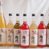 カラフル梅酒7本セット(赤しそ赤い梅酒(和歌山) 蜂蜜梅酒(和歌山) 緑茶梅酒(和歌山)) 720ml×6本 1800ml×1本