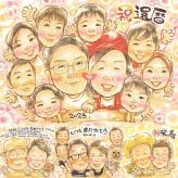 記念日の記念に、記念に残る似顔絵を作りませんか。 プレゼント 似顔絵 還暦祝い 手描き 名入れ ギフト 贈り物 記念日 お祝い 敬老の日 長寿 大人数 ご両親 家族 祖父母 下書き確認 名入れ 修正無料 そっくり 親孝行 宝物 喜ばれる 還暦祝い 60歳 宝物 古希 白寿祝い オーダーメイド 同窓会 喜寿祝い 大量注文 感謝 節目 メモリアルギフト 引っ越し 快気祝い イラスト 結婚祝い 長寿祝い
