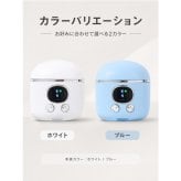 【熨斗・ラッピング無料】電動爪切り 2WAY 爪切り 爪磨き 3段階速度調節 拡大鏡 LEDライト USB Type-C充電 ホワイト ブルー ギフト 敬老の日 出産祝い ベビーグッズ 誕生日 プレゼント