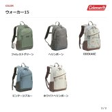 Coleman コールマン リュック 大容量 ウォーカー 15L デイパック バックパック ユニセックス 男女兼用 撥水 通勤 通学