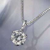 ネックレス レディース 一粒 ダイヤモンド 0.1ct プラチナ Pt900 ペンダント シンプル 華奢 アクセサリー プレゼント ギフト 誕生日 記念日