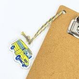 スヌーピー ウッドバインダー (スクールバス) 文具 日本製 SNOOPY