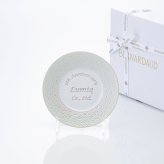 BERNARDAUD ベルナルド エキュムパール パンプレート 16cm 単品 名入れ彫刻代込み 名前 彫刻 刻印 プレゼント ギフト 記念日 高級 ブランド 開店祝 新築祝 誕生日 お皿 プレート インテリア パン皿 パール婚