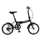 フィールドチャンプ 16インチ折畳み自転車 BK 折りたたみ自転車 コンパクト収納 サイクリング【北海道・沖縄県・離島 配送不可】