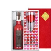 クリスマスプレゼント 女性 ジュースとお花 ギフトセット フランス アラン・ミリア alain milliat ラズベリー ネクター 330ml プリザーブドフラワー バラ 一輪 ピンク ギフト箱付 ラッピング ノンアル 誕生日 お祝い プレゼント 妻 彼女 送料無料