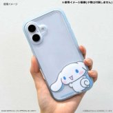 iPhone16 Pro ケース サンリオ シナモロール 耐衝撃 カバー IIIIfit Clear ハイブリッド スマホケース アイフォン16プロ キャラクター おしゃれ かわいい ストラップホール付き サンリオ正規ライセンス品