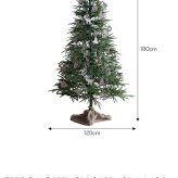 照明 ライト ツリー LED 付き 180cm ドイツトウヒ ヌードツリー グリーンツリー 電飾付き 150灯 小さい 小さめ ミニ かわいい 可愛い まるで本物 スリム 散らからない ツリースカート 足元隠し 脚カバー 簡単組立 ヨーロッパ 北欧