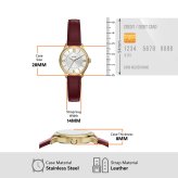 フォッシル FOSSIL 腕時計 レディース GILMORE アナログ レッド レザーウォッチ ES5510【2026 新作】