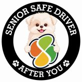 カーサイン 高齢者マーク SENIOR SAFE DRIVER シーポメ ステッカー シール 直径13cm 肉球 日本製 車