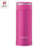 象印 ステンレスマグ 360ml フローラルピンク マグボトル 広口 水筒 分解式せん 保温保冷 食洗機対応【北海道・沖縄県・離島 配送不可】