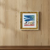 ルイ・シン アートフレーム イブニング パーティー LS-03203 犬 動物 Bar 夜景 アート おしゃれ 壁掛け 絵画 版画 額縁 アニマル イラスト