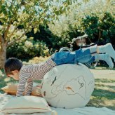 ferm LIVING ファームリビング 地球儀のクッション 直径50cm The World Pouf  ワールドプフ 北欧 クッションおしゃれ 正規品 北欧雑貨 インテリア リビング 子供 大人 かわいい