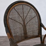 チェア 椅子 ラタン 籐 木製 パーソナル ハンドメイド スツール アジアン ナチュラル ジャパニーズ レトロ クラシック おしゃれ 手作り 和風 軽い 高級感 職人 リビング 縁側 籐家具 新生活