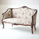 ソファ 座椅子 姫系 家具 二人用 かわいい ロココ 猫脚 アンティーク風 エステサロン シェル 型 ゴージャス アンティーク調 ゴシック ー 2人掛け シャビーシック エレガント フレンチ ヨーロピアン 猫足 貝殻 マーメイド